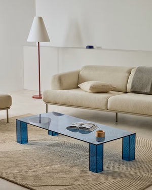 Kave Home Adularia salontafel 140x60 Blauw