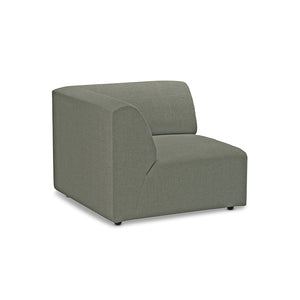 HKliving Jax bank left end Linen Army Green