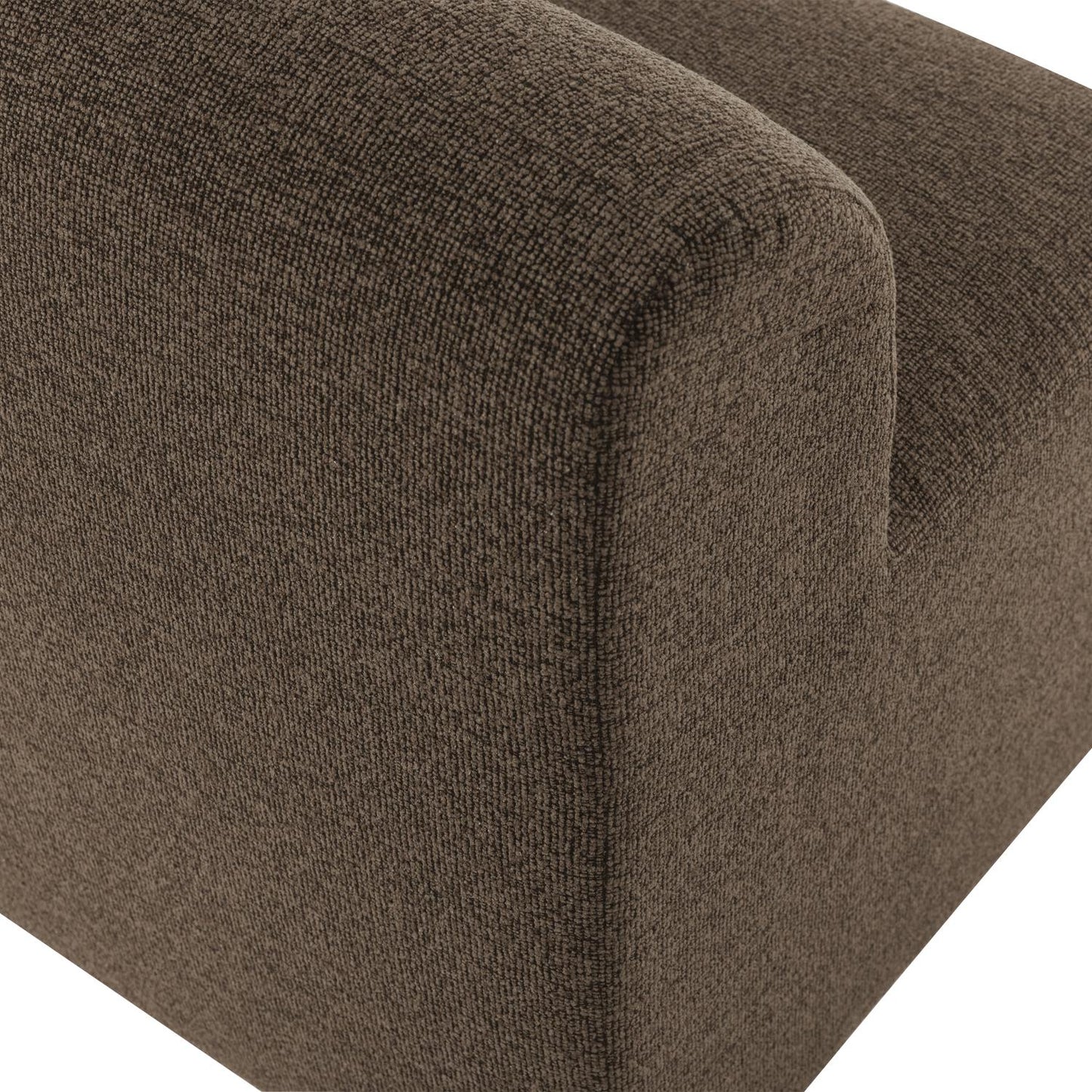 WOOOD Mojo Base eetkamerbank 164 cm bouclé Bruin