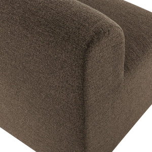 WOOOD Mojo Base eetkamerbank 164 cm bouclé Bruin