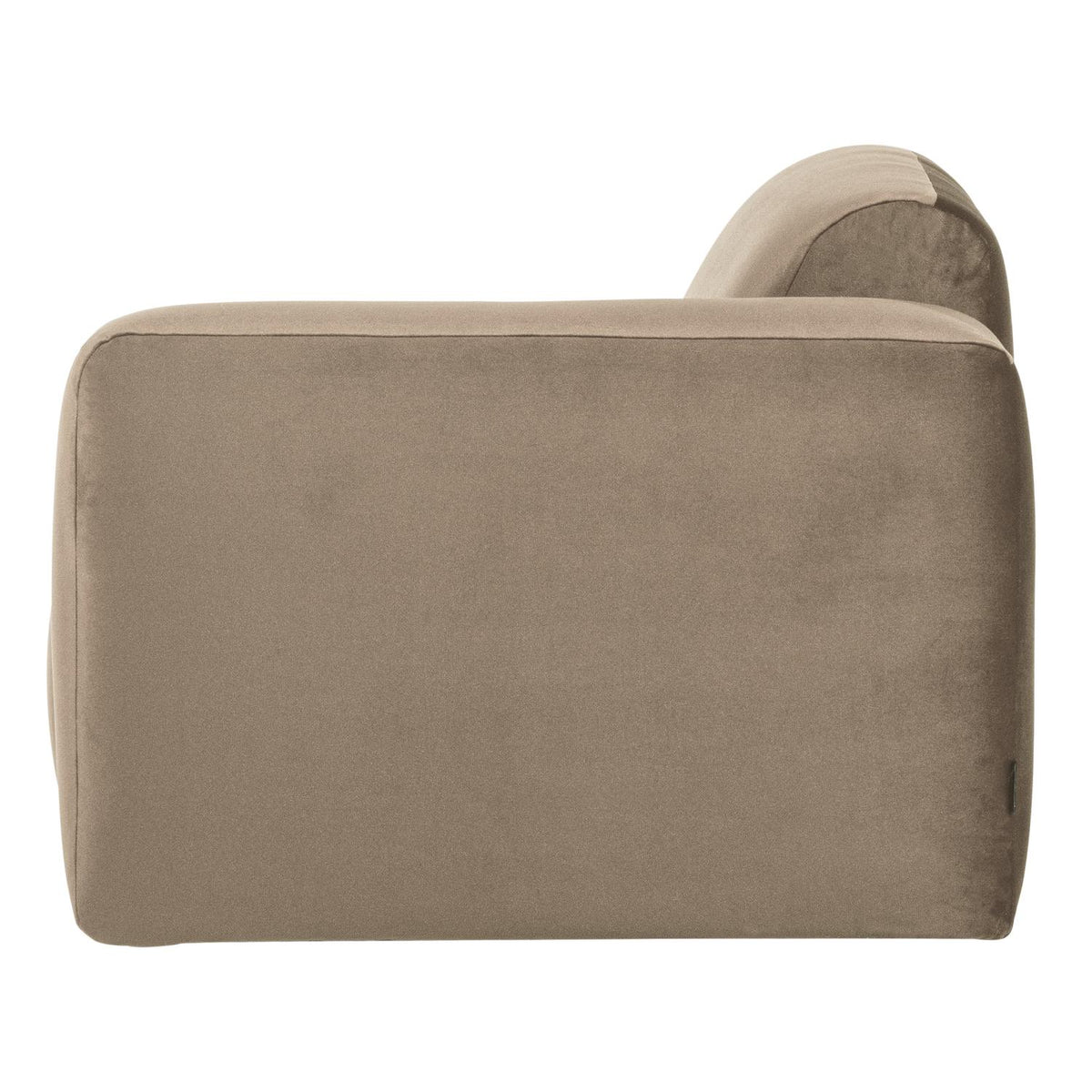 WOOOD Mojo Base 1-zits bank arm rechts velvet Khaki