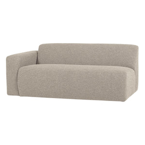 WOOOD Mojo Base 2-zits bank arm links bouclé Beige