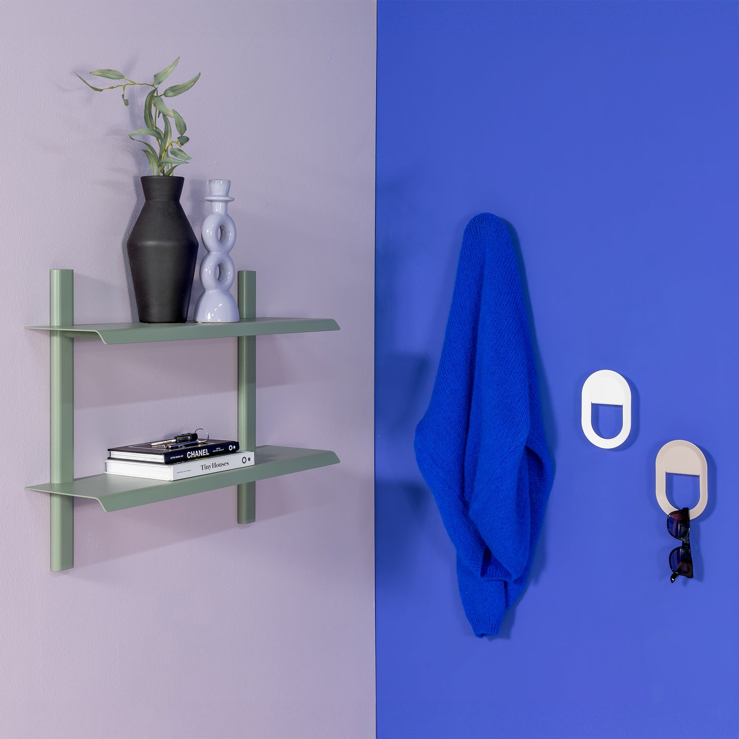 Spinder Design Hola 3 wandplank Dusty Green