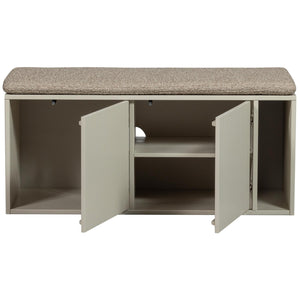 vtwonen Settle Down tv-meubel en bankje 108 cm Dust