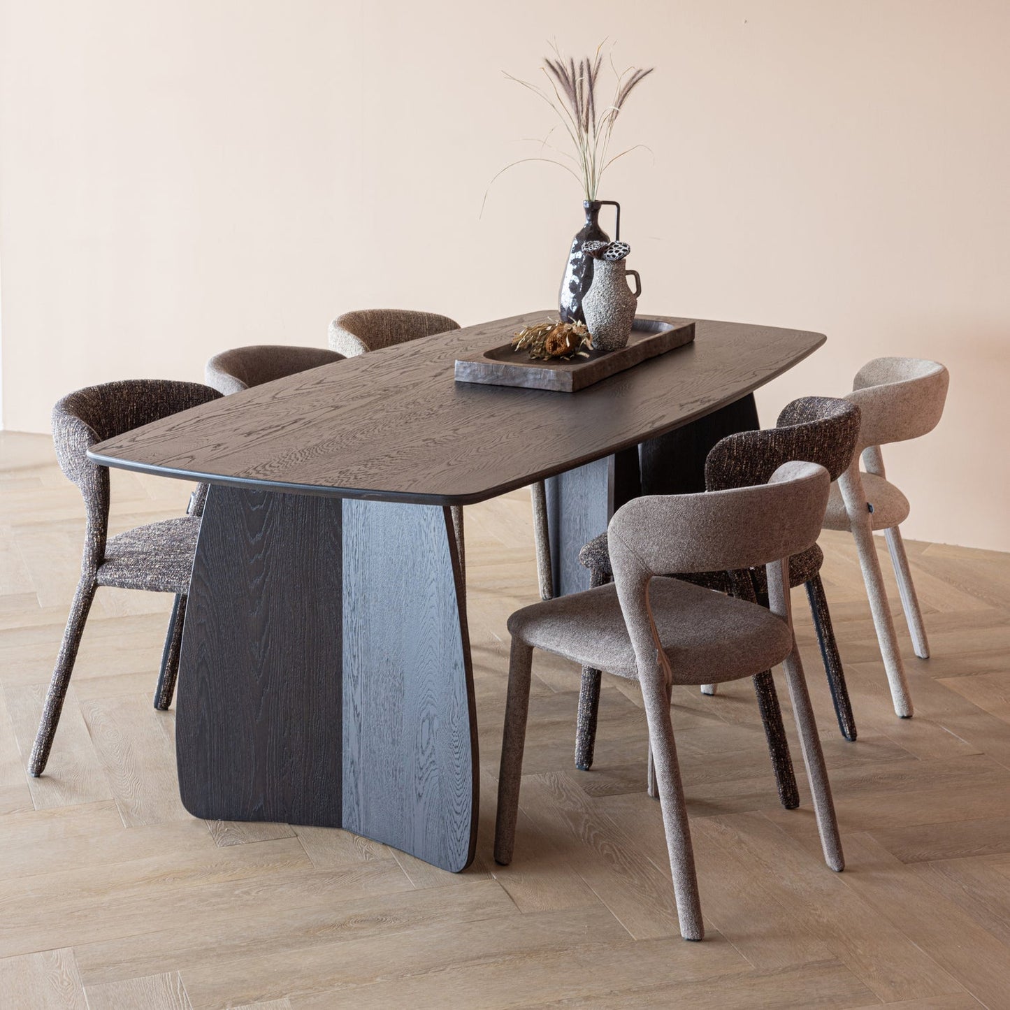 WOOOD Veere eettafel 200x100 Mystic Brown