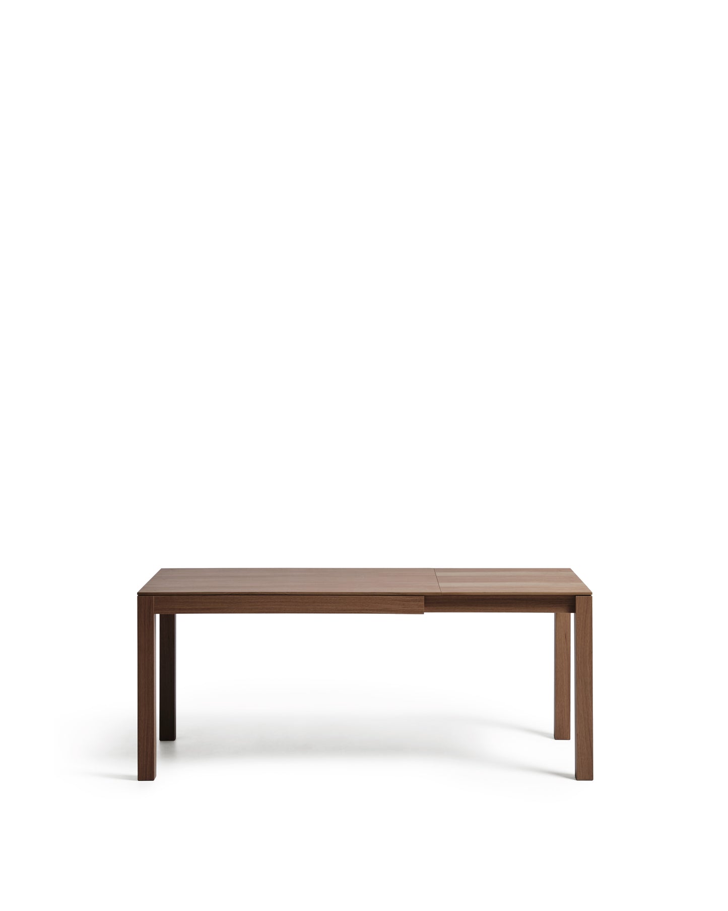 Kave Home Narevi eettafel uitschuifbaar rechthoek 130x80 cm Dark brown