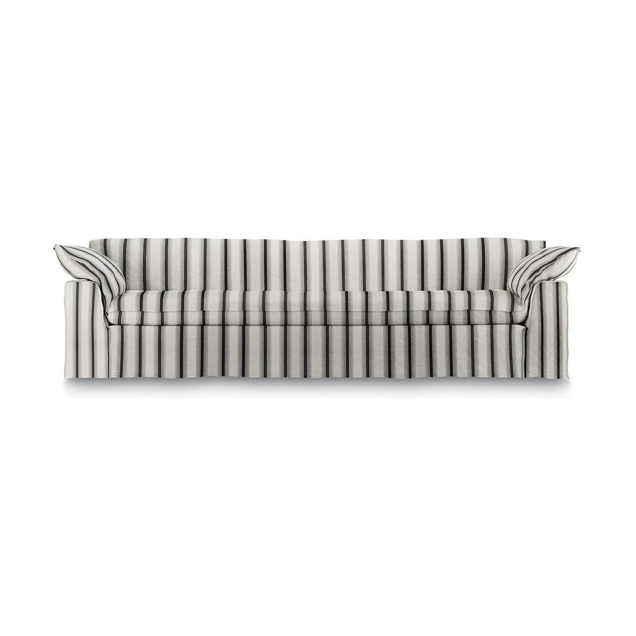 HKliving Nomad bank 305 cm Rocco Chalkstripe