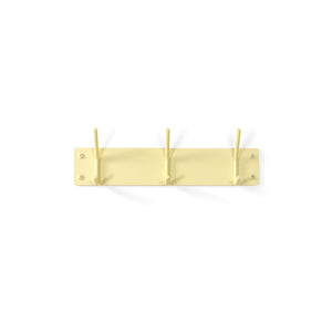 Spinder Design Fusion 3 wandkapstok Butter Yellow