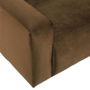 WOOOD Mojo Base 2-zits bank arm links velvet Honinggeel