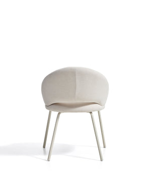 Kave Home Bonali eetkamerstoel chenille Beige