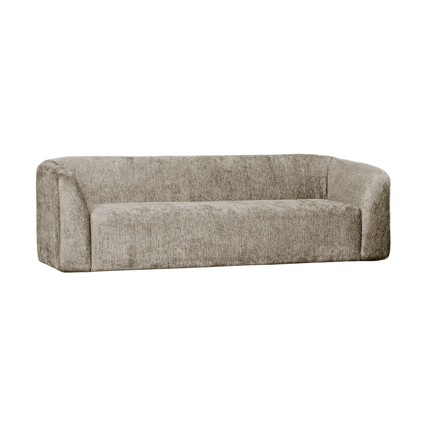 WOOOD Sloping 3-zits bank velvet Wheatfield