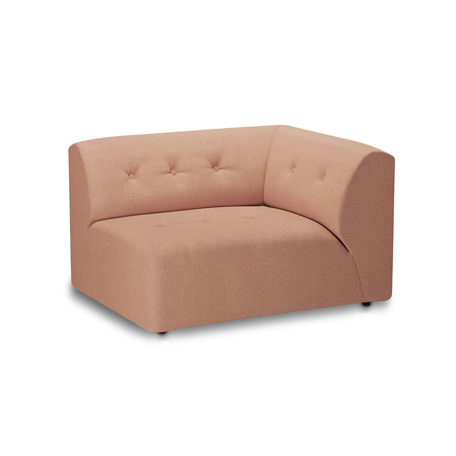 HKliving Vint 1,5-zits bank right Linen Dusty Rose