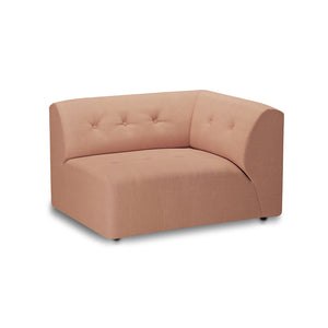 HKliving Vint 1,5-zits bank right Linen Dusty Rose