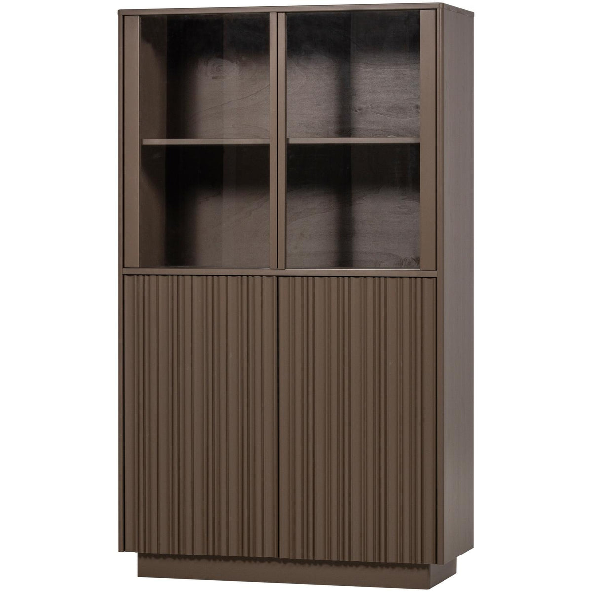 WOOOD Nova vitrinekast Truffel Bruin