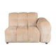 Dutchbone Hackman module met arm rechts velvet Beige