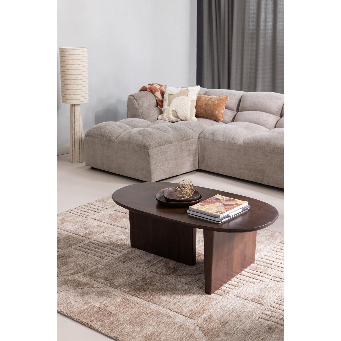 WOOOD Seam salontafel Walnoot