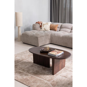 WOOOD Seam salontafel Walnoot