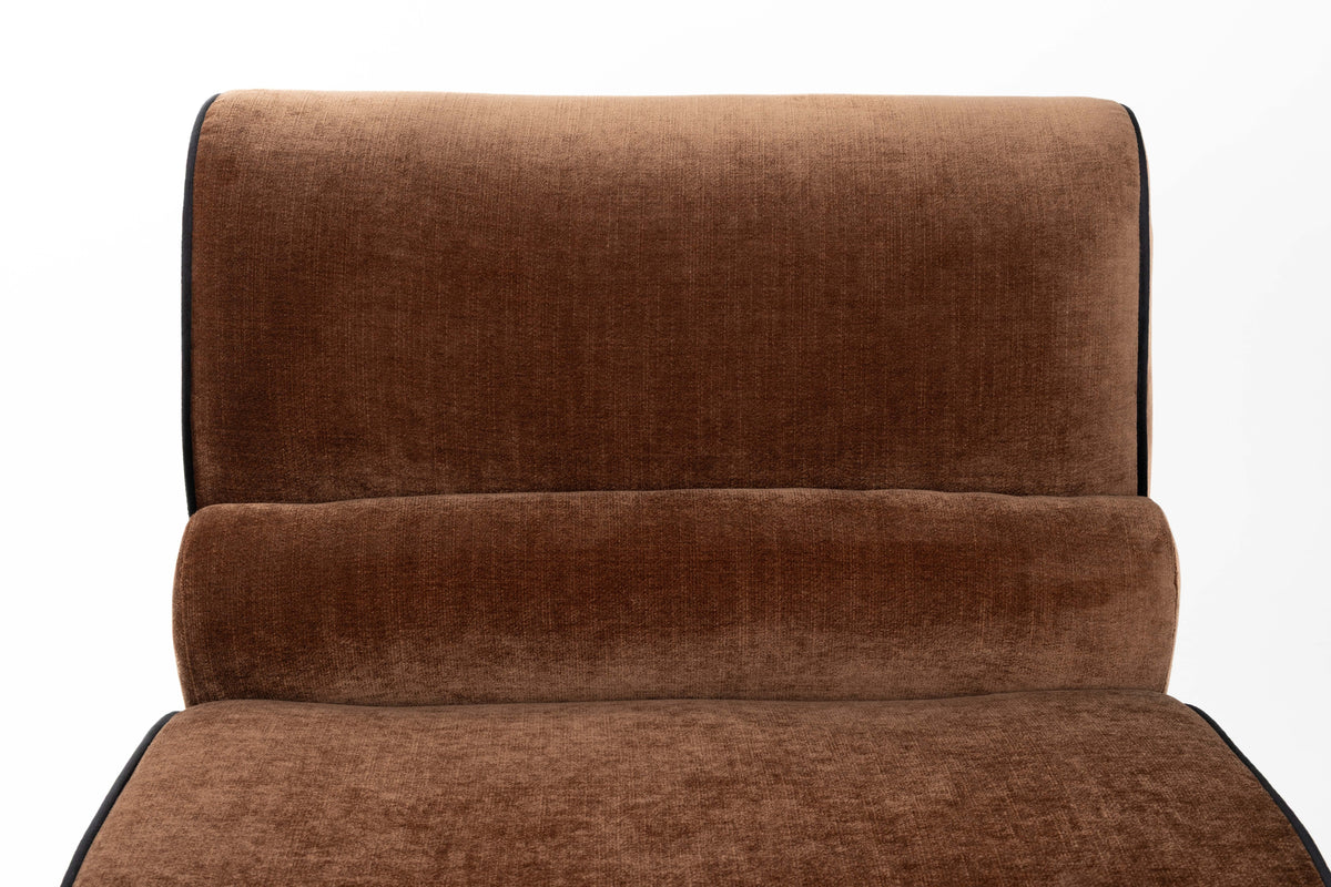 Dutchbone Donna fauteuil donkerbruin