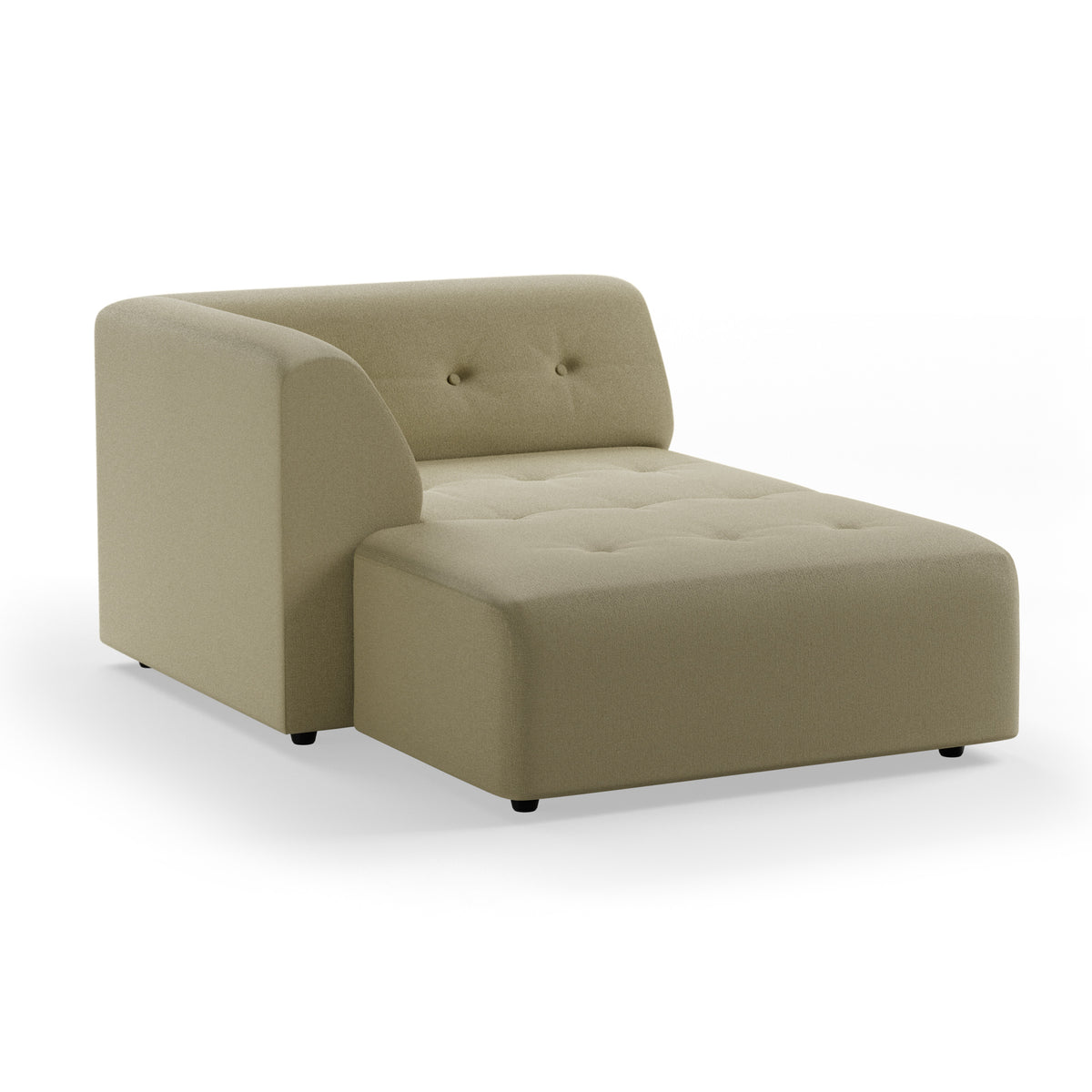 HKliving Vint bank left divan Knotted Sage
