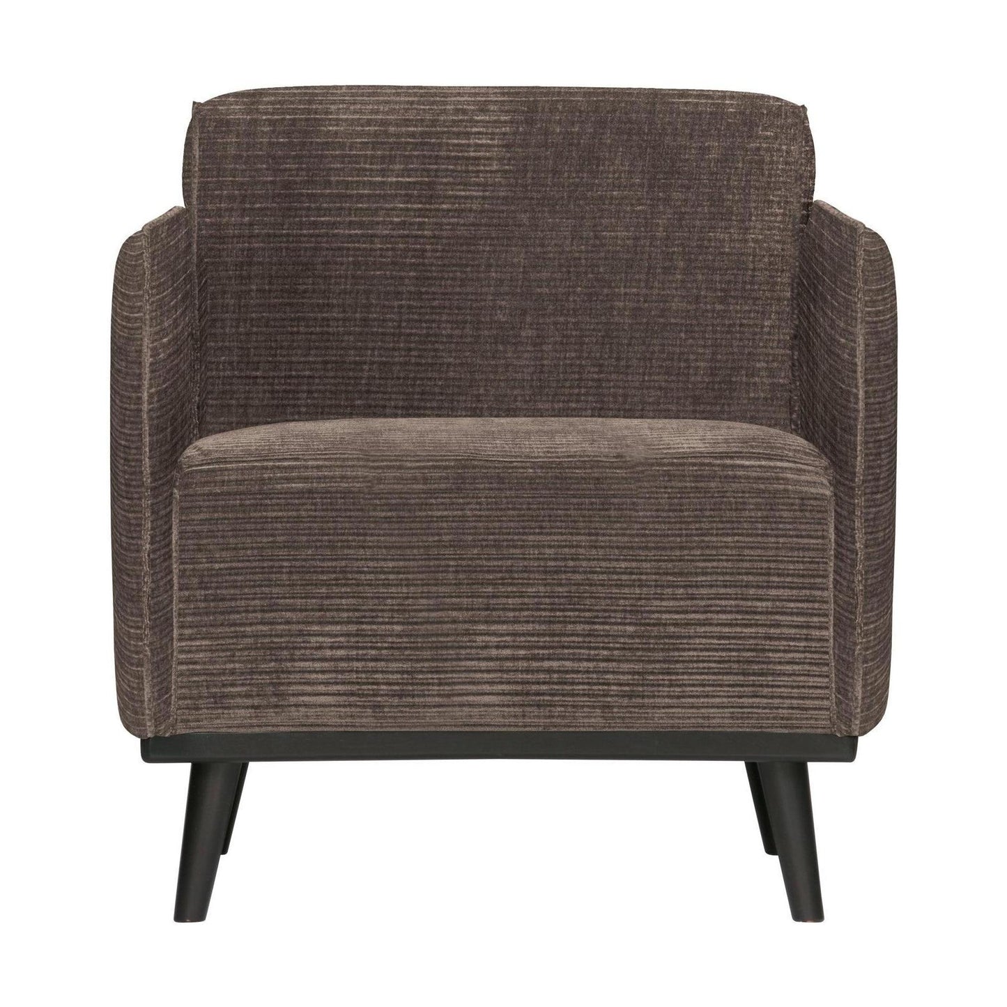WOOOD Statement fauteuil met arm Ribstof Taupe