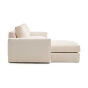 Kave Home Alea 4-zitsbank met chaise longue links Ecru