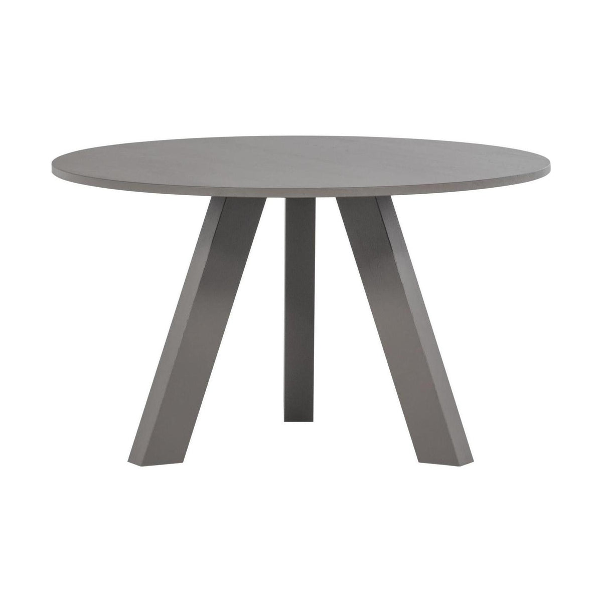 WOOOD Rhonda eettafel Ø129 cm Warmgrijs