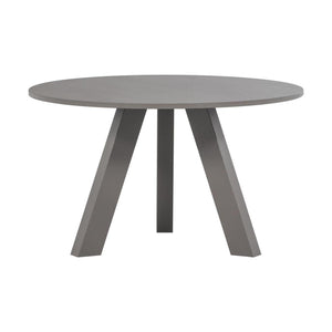 WOOOD Rhonda eettafel Ø129 cm Warmgrijs