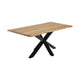 Kave Home Argo eettafel rechthoek 160x90 cm Natural/Black
