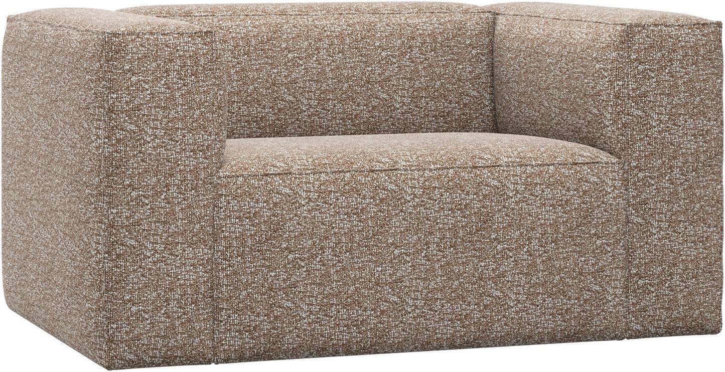 WOOOD Bean fauteuil Lichtbruin Melange