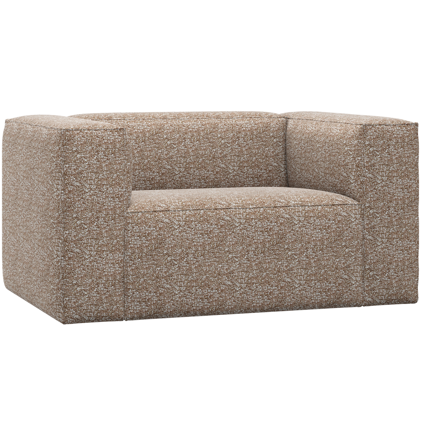 WOOOD Bean fauteuil Lichtbruin Melange