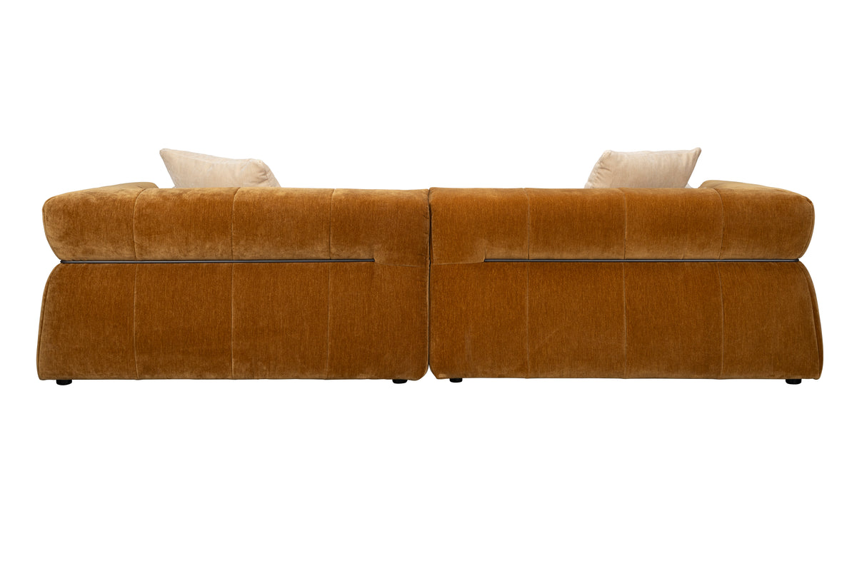 Dutchbone Hodge 4,5-zitsbank Okergeel