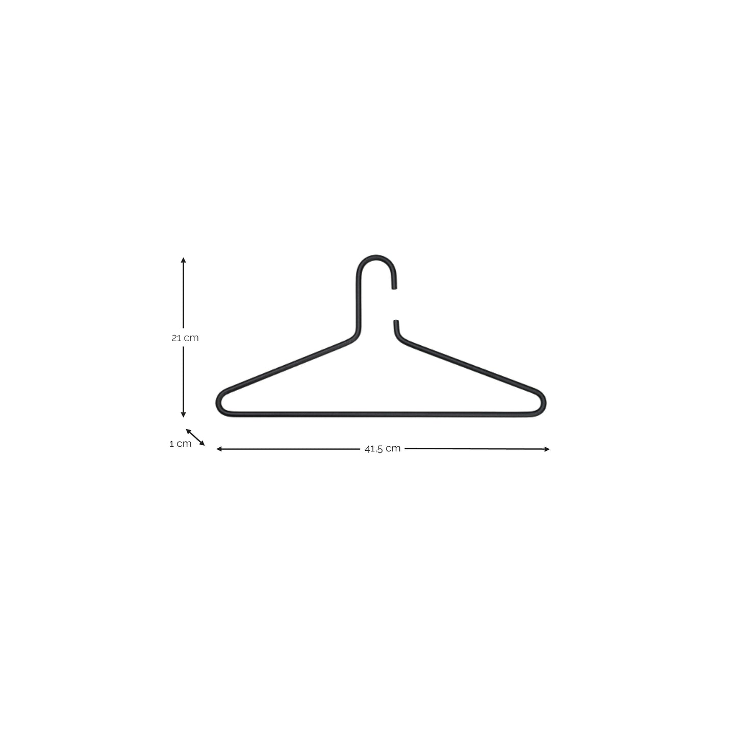 Spinder Design Senza 6 kledinghanger Silky Taupe