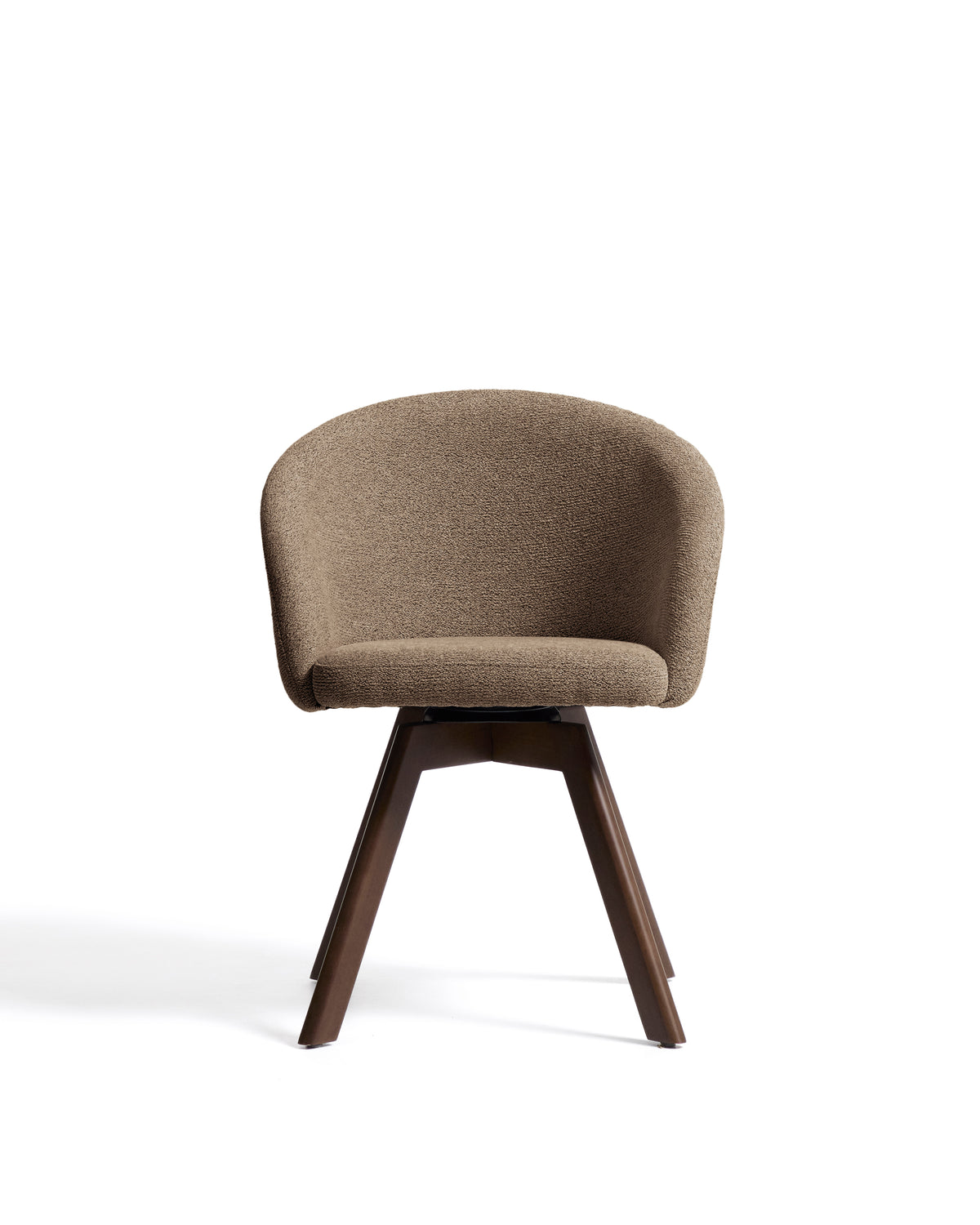 Kave Home Marvin eetkamerstoel chenille Bruin