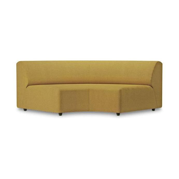 HKliving Jax bank round Linnen Burnt Ochre