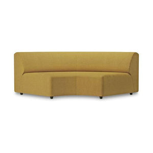 HKliving Jax bank round Linnen Burnt Ochre