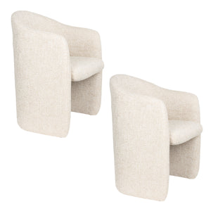 Zuiver Contour eetkamerstoel Beige