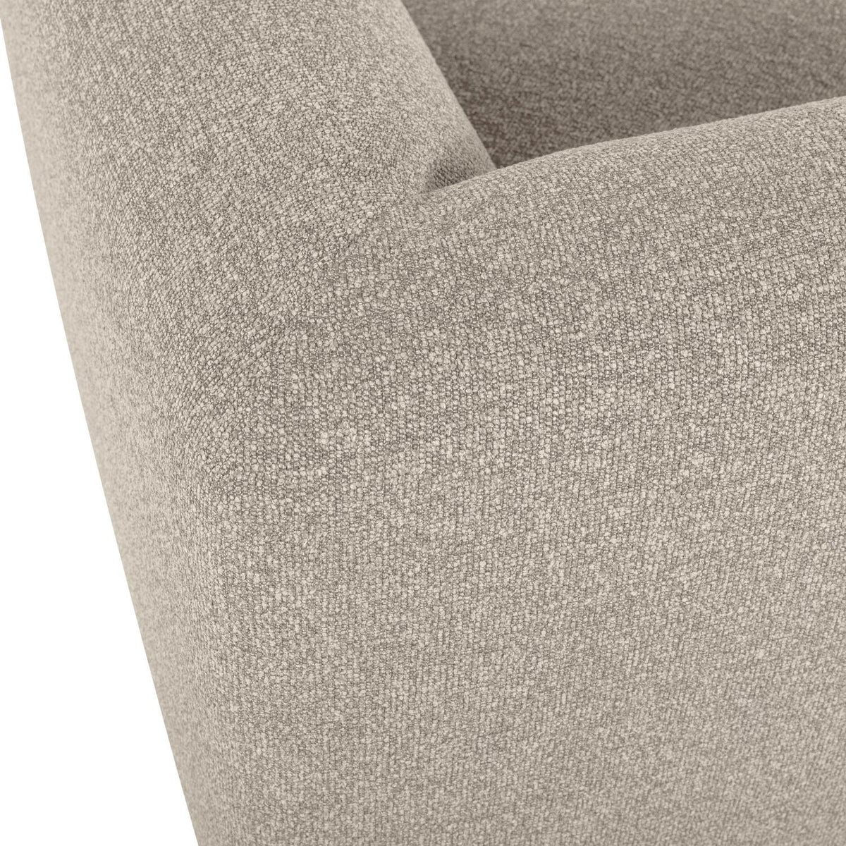 WOOOD Mojo Base bank hoekelement recht bouclé Beige Melange