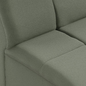 HKliving Wave bank middle small Linen Army Green