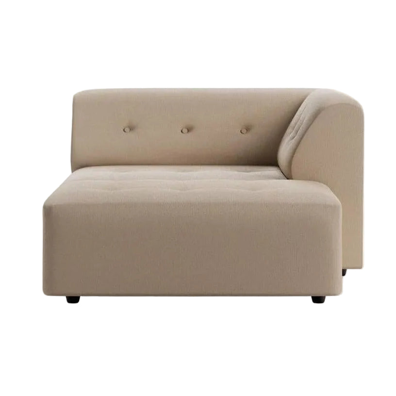 HKliving Vint bank right divan Knotted Beige