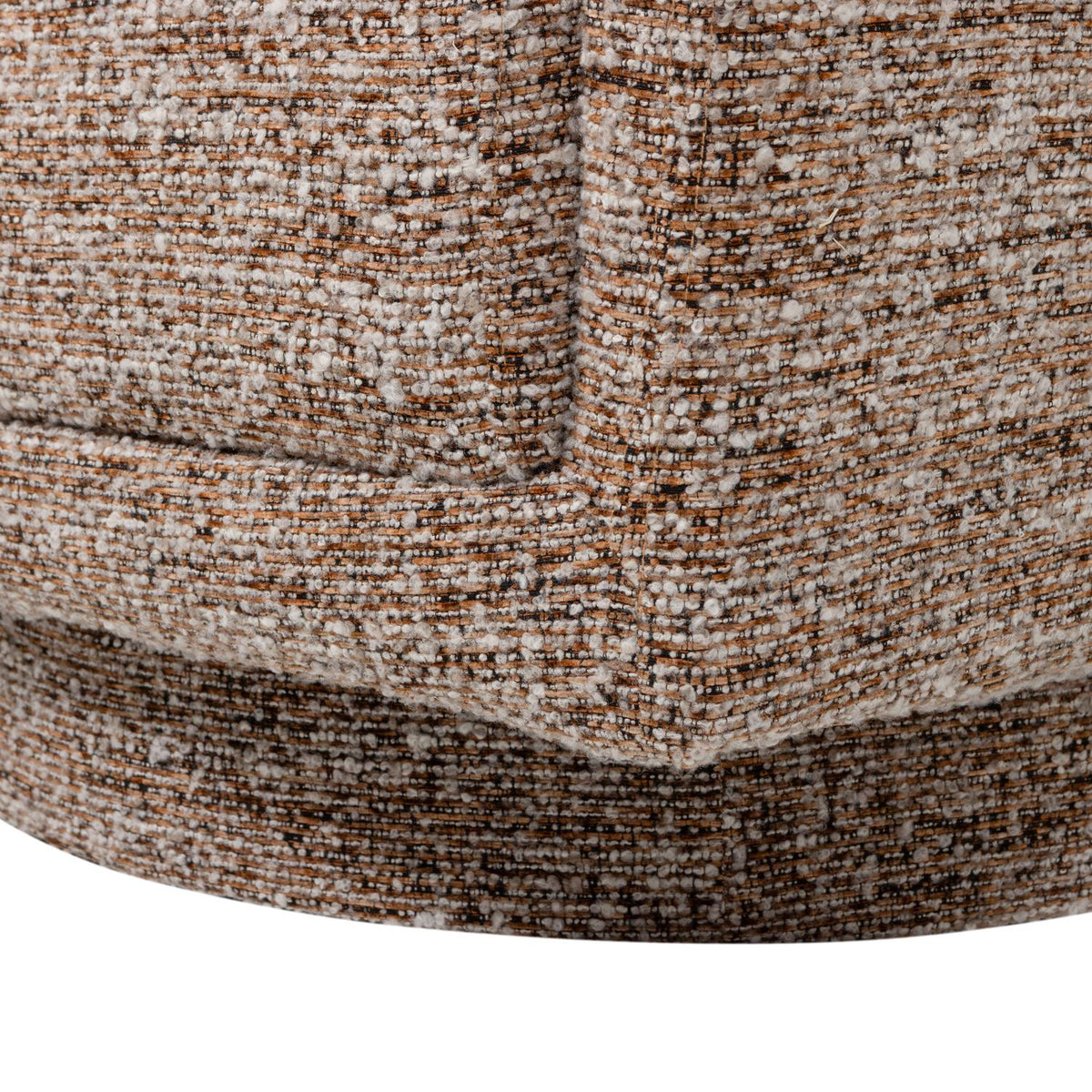 WOOOD Oska fauteuil draaibaar Bruin Melange