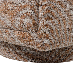 WOOOD Oska fauteuil draaibaar Bruin Melange