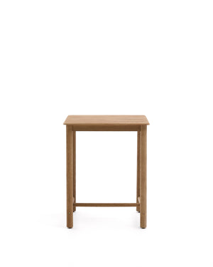 Kave Home Sori eettafel vierkant Ø78 cm Bruin