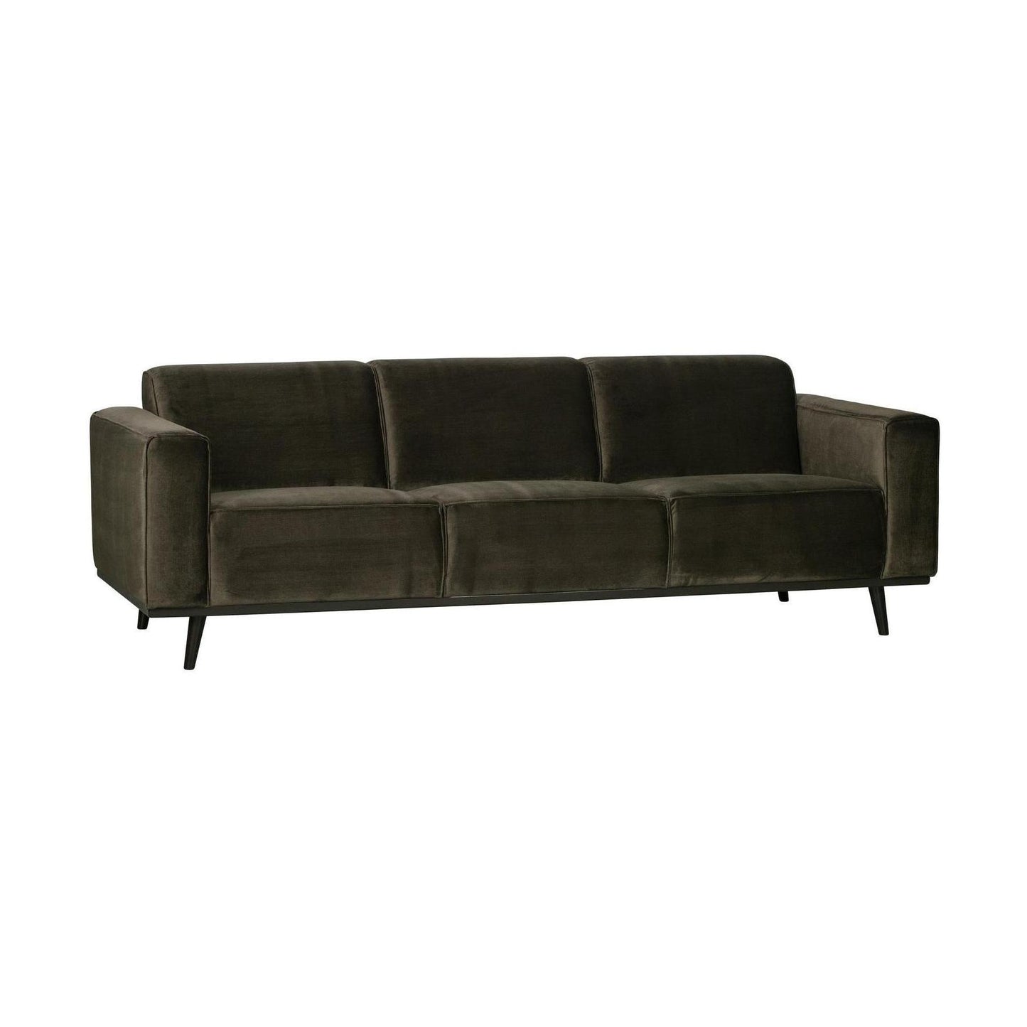 WOOOD Statement 3-zits bank Velvet Warm Groen