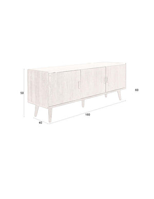 Dutchbone Arda dressoir Walnoot