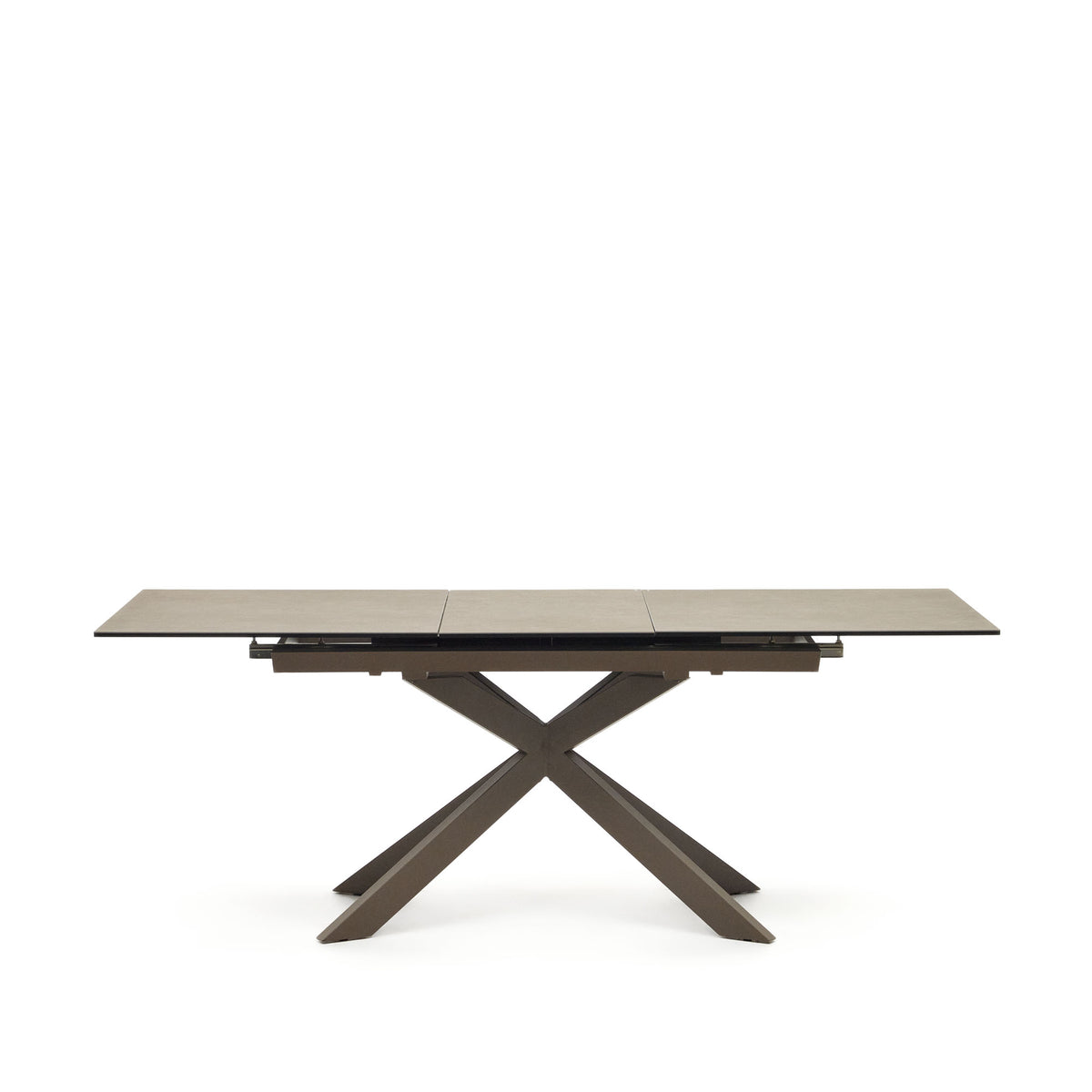 Kave Home Atminda eettafel uitschuifbaar rechthoek 160x90 cm Brown