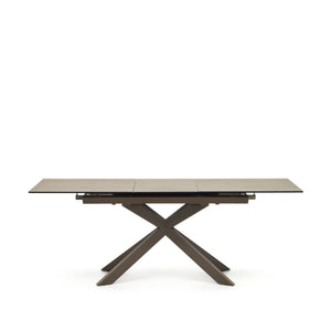Kave Home Atminda eettafel uitschuifbaar rechthoek 160x90 cm Brown