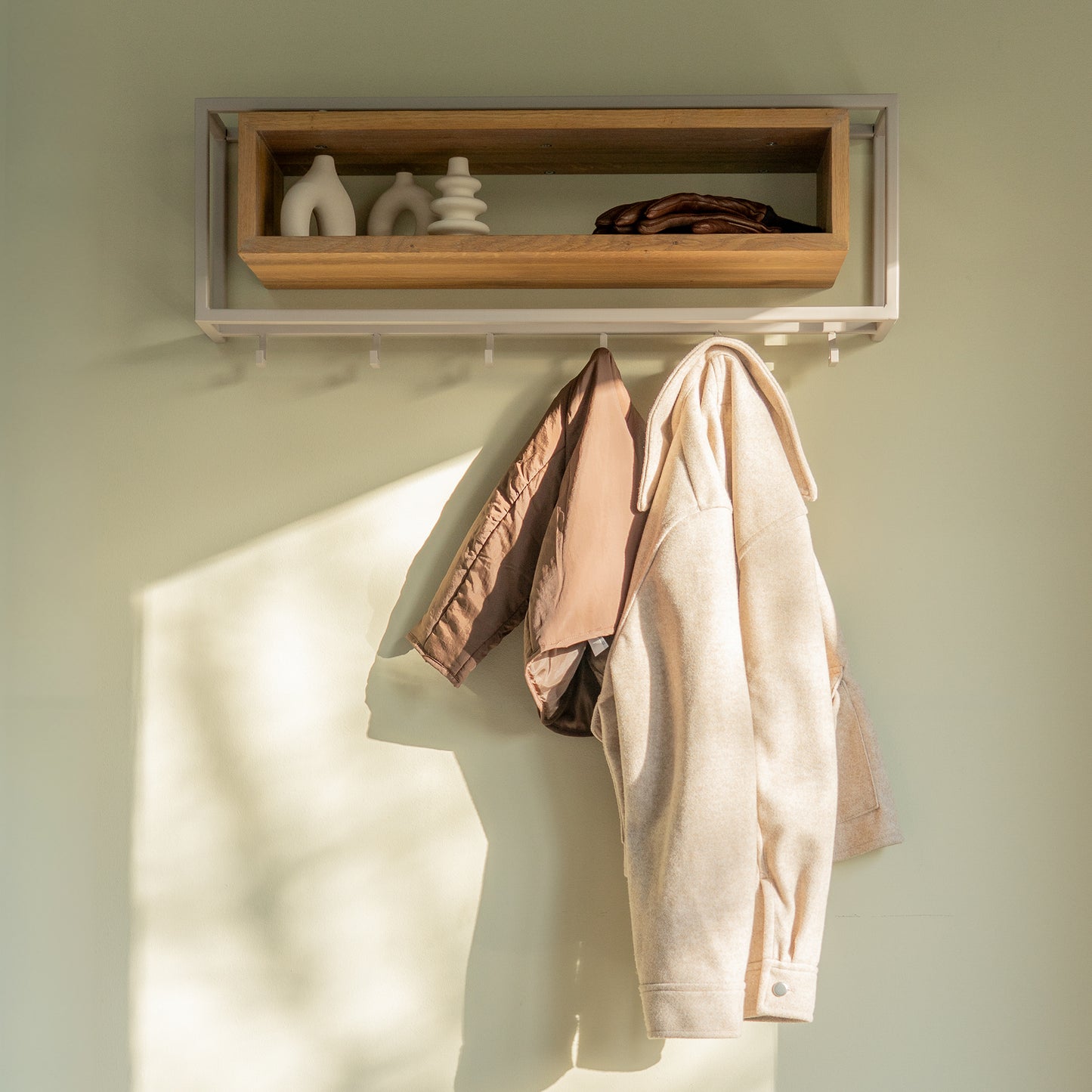 Spinder Design School 80 wandkapstok Silky Taupe