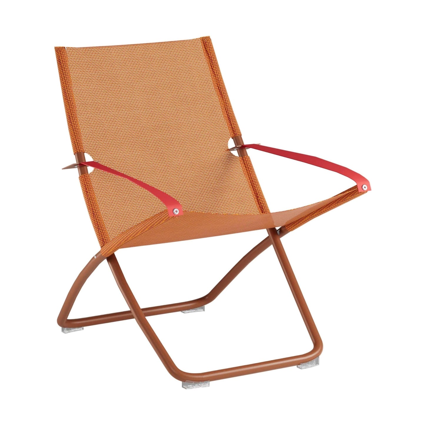 EMU Snooze Deck loungestoel Maple Red/Peach