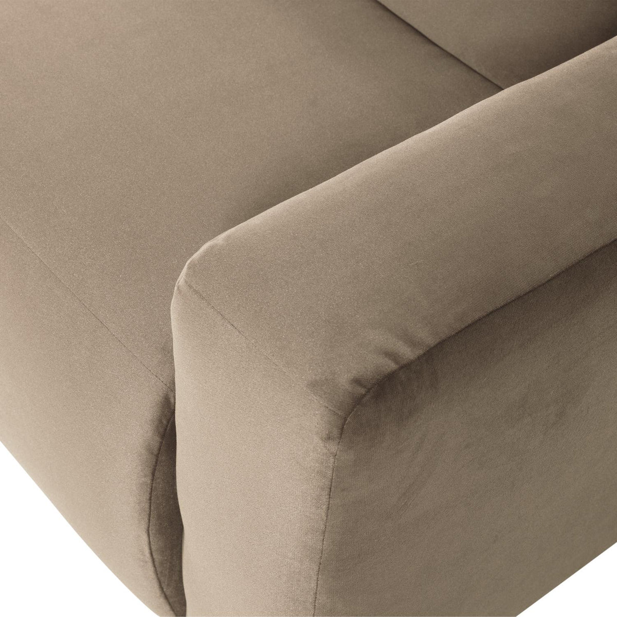 WOOOD Mojo Base 1-zits bank arm rechts velvet Khaki