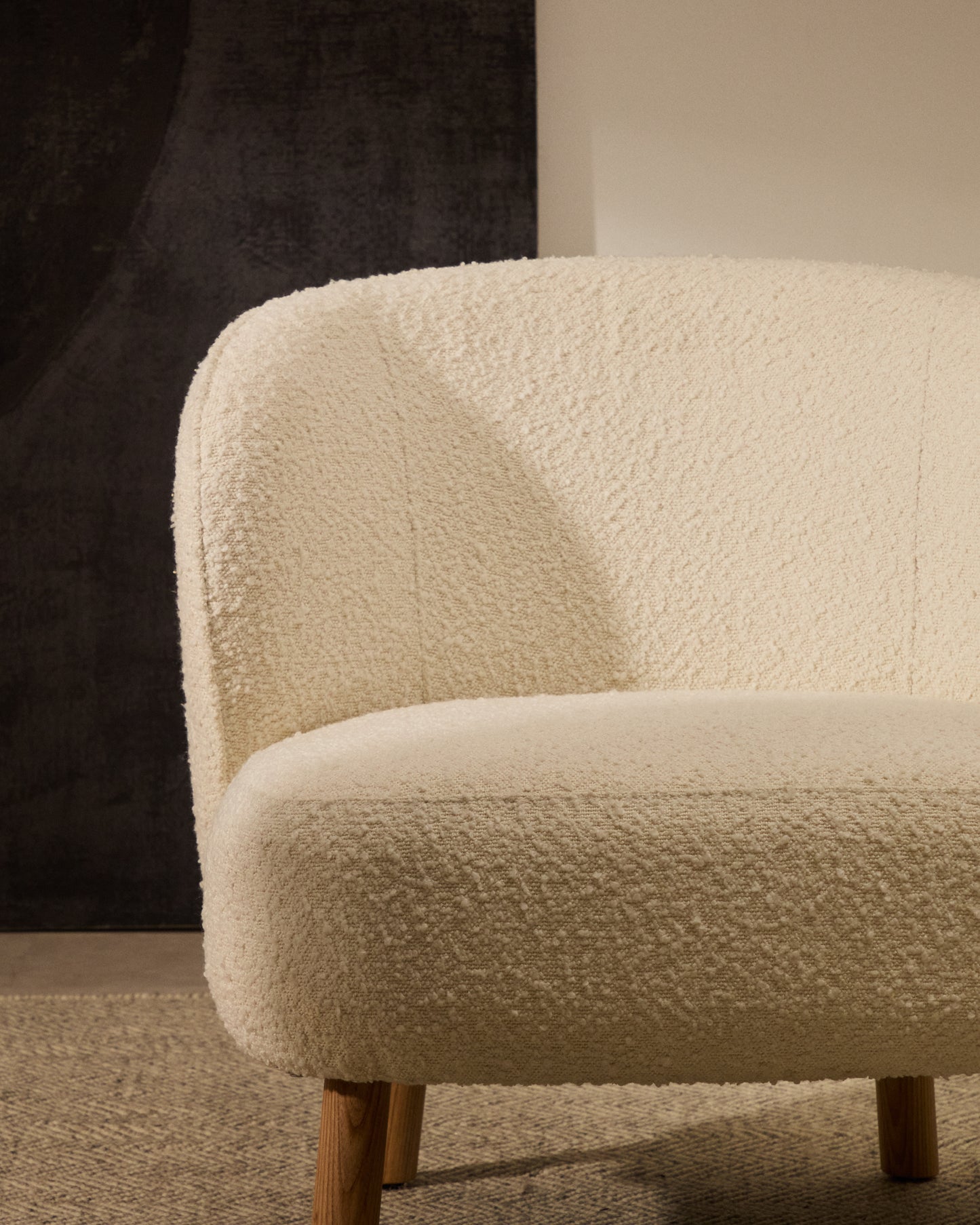 Kave Home Ulit fauteuil White naturel